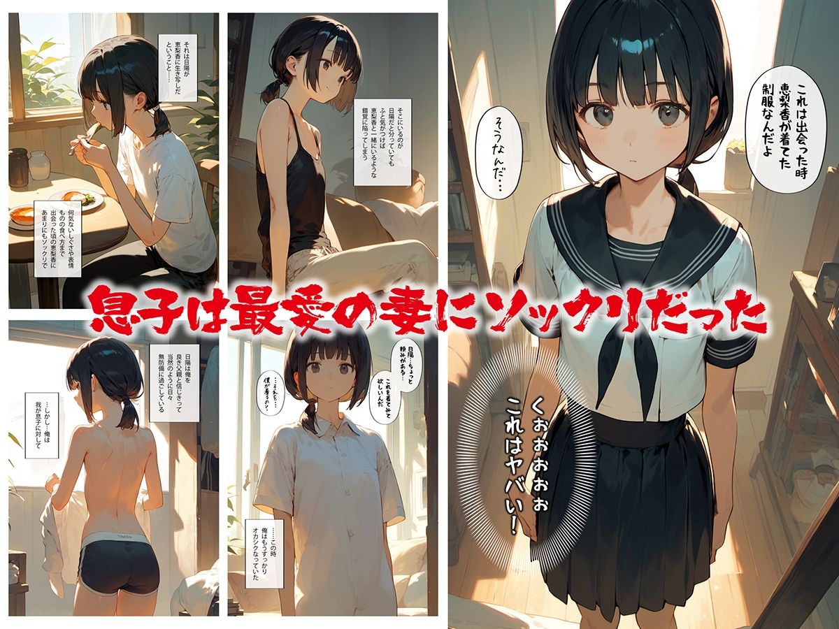 サンプル画像2:息子よ俺の子を産んでくれ(OCGQ) [d_456207]