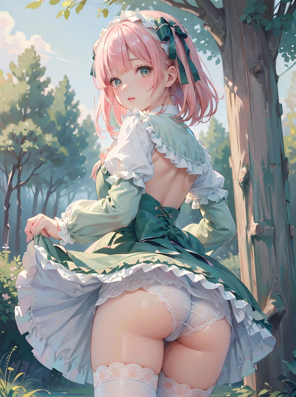 300P ぱんてぃ見せてくれる美少女のサンプル画像 6