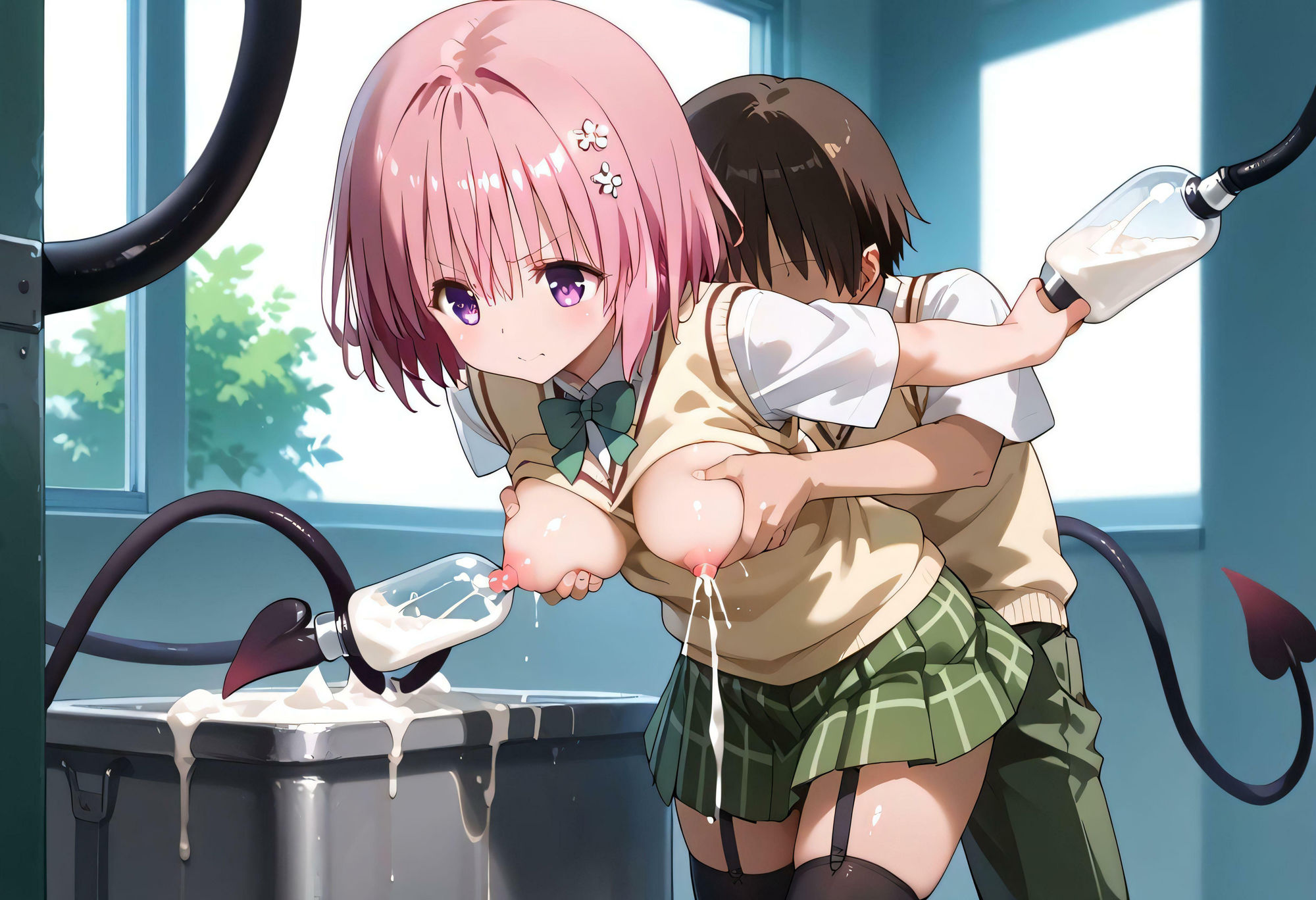 サンプル画像3:乳の話になると元気になる(夢見るペン) [d_456298]