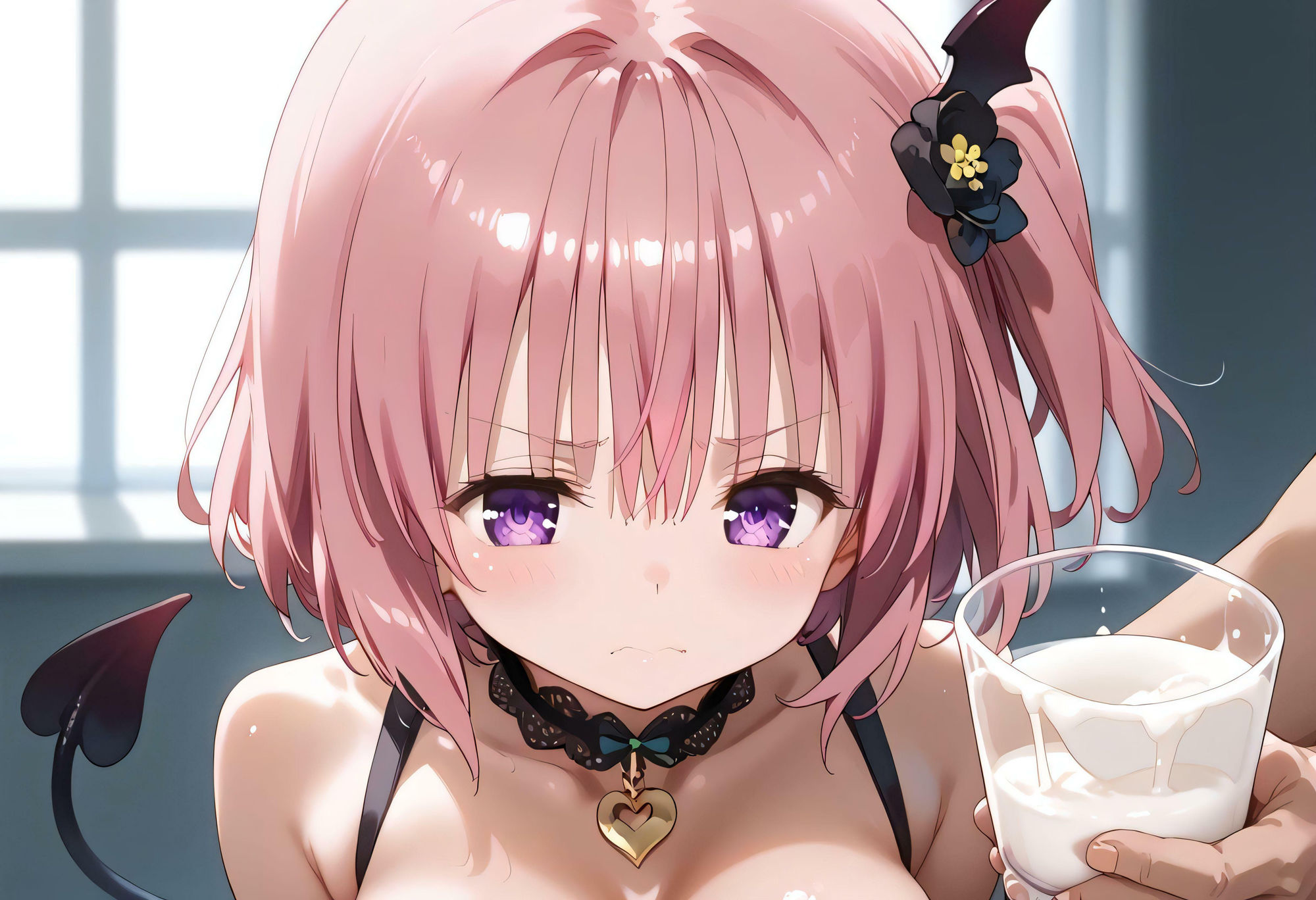 サンプル画像4:乳の話になると元気になる(夢見るペン) [d_456298]