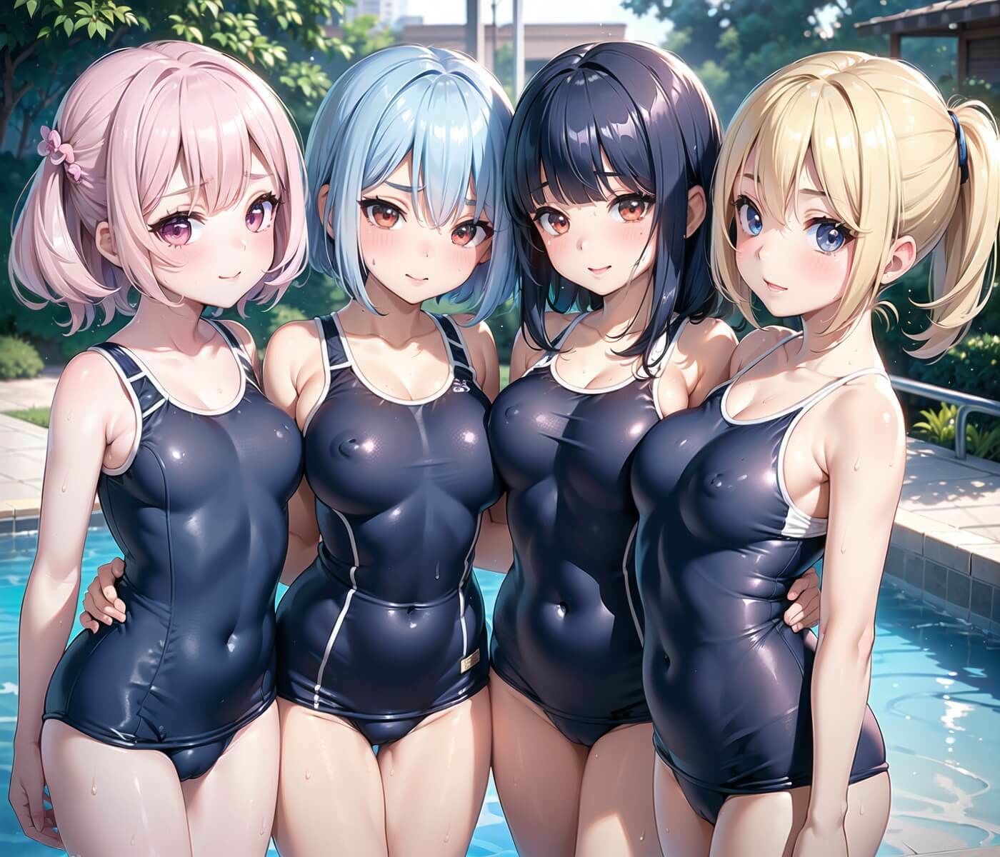 サンプル画像2:従順！水泳部員にたっぷり中出し〜秘密の特訓〜8【豪華CG227枚収録】(エメラルドの館) [d_456309]