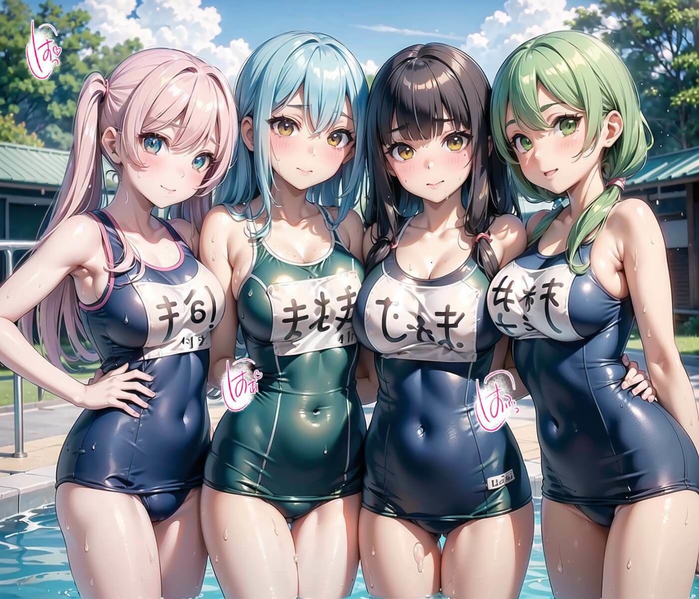 サンプル画像2:従順！水泳部員にたっぷり中出し〜秘密の特訓〜9【豪華CG227枚収録】(エメラルドの館) [d_456311]