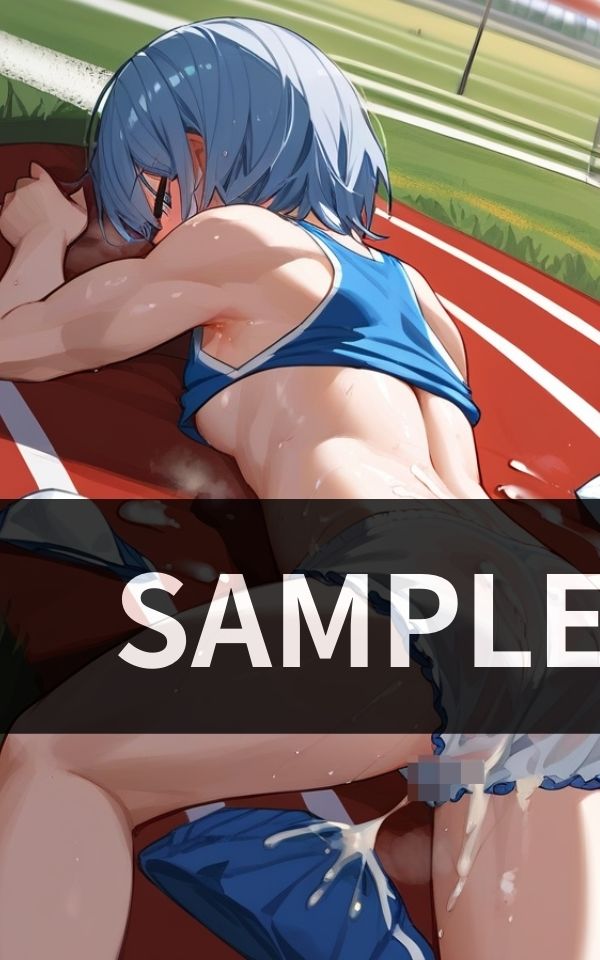 サンプル画像4:練習では息が上がらないのに 中出しされたら 腰が抜けて動けない 陸上部員達(セクシーアイズ) [d_456358]