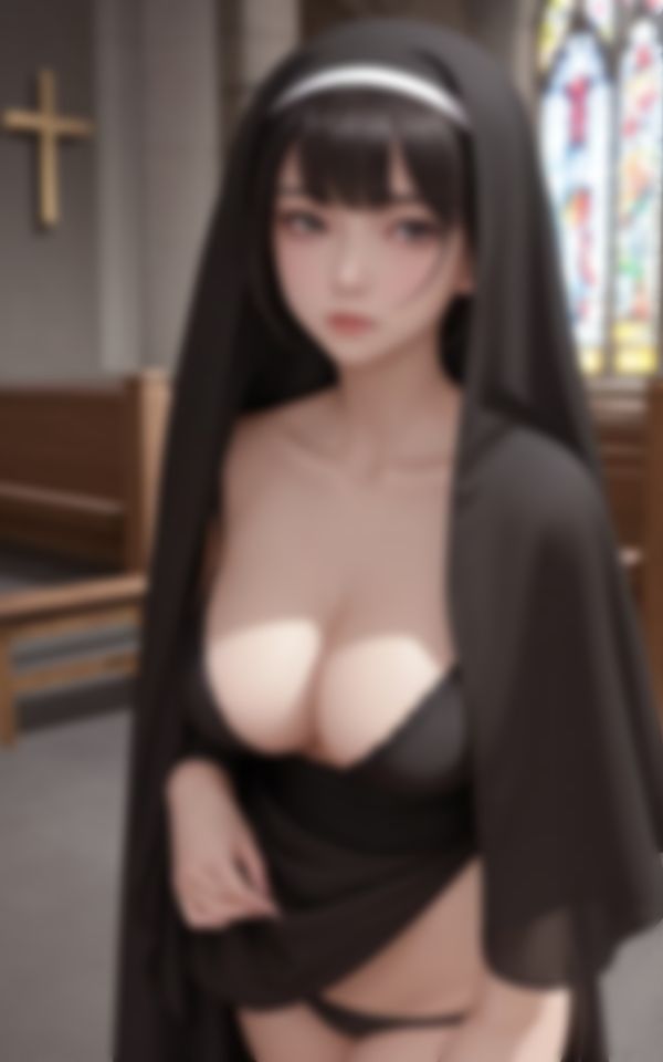 サンプル画像5:ビッチで淫らな身体で神父をご奉仕する痴女シスター(えいあい革命) [d_456455]