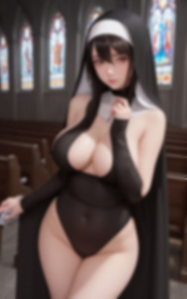 サンプル画像6:ビッチで淫らな身体で神父をご奉仕する痴女シスター(えいあい革命) [d_456455]