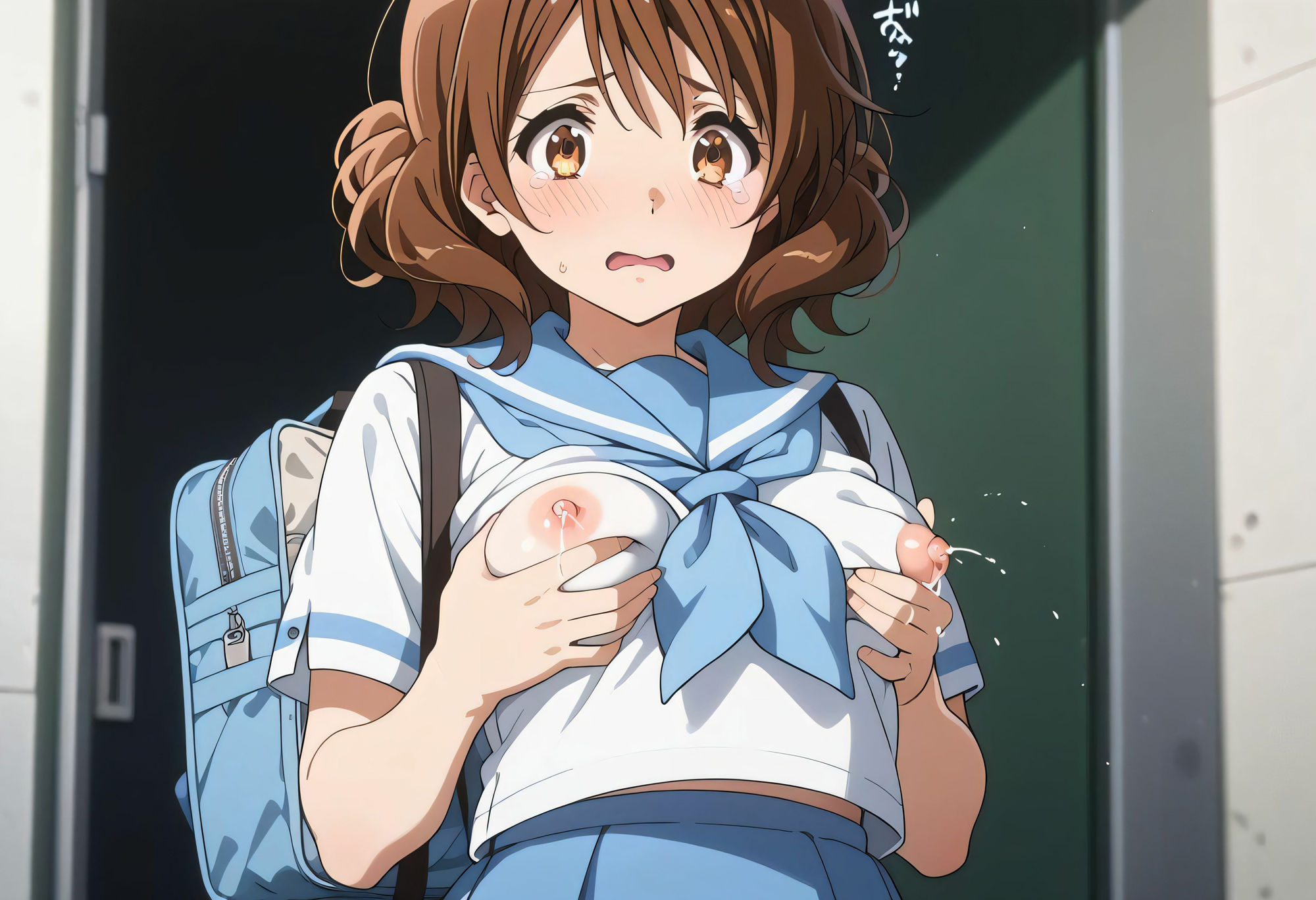 サンプル画像5:胸と胸の間(ちいさなまほう) [d_456477]