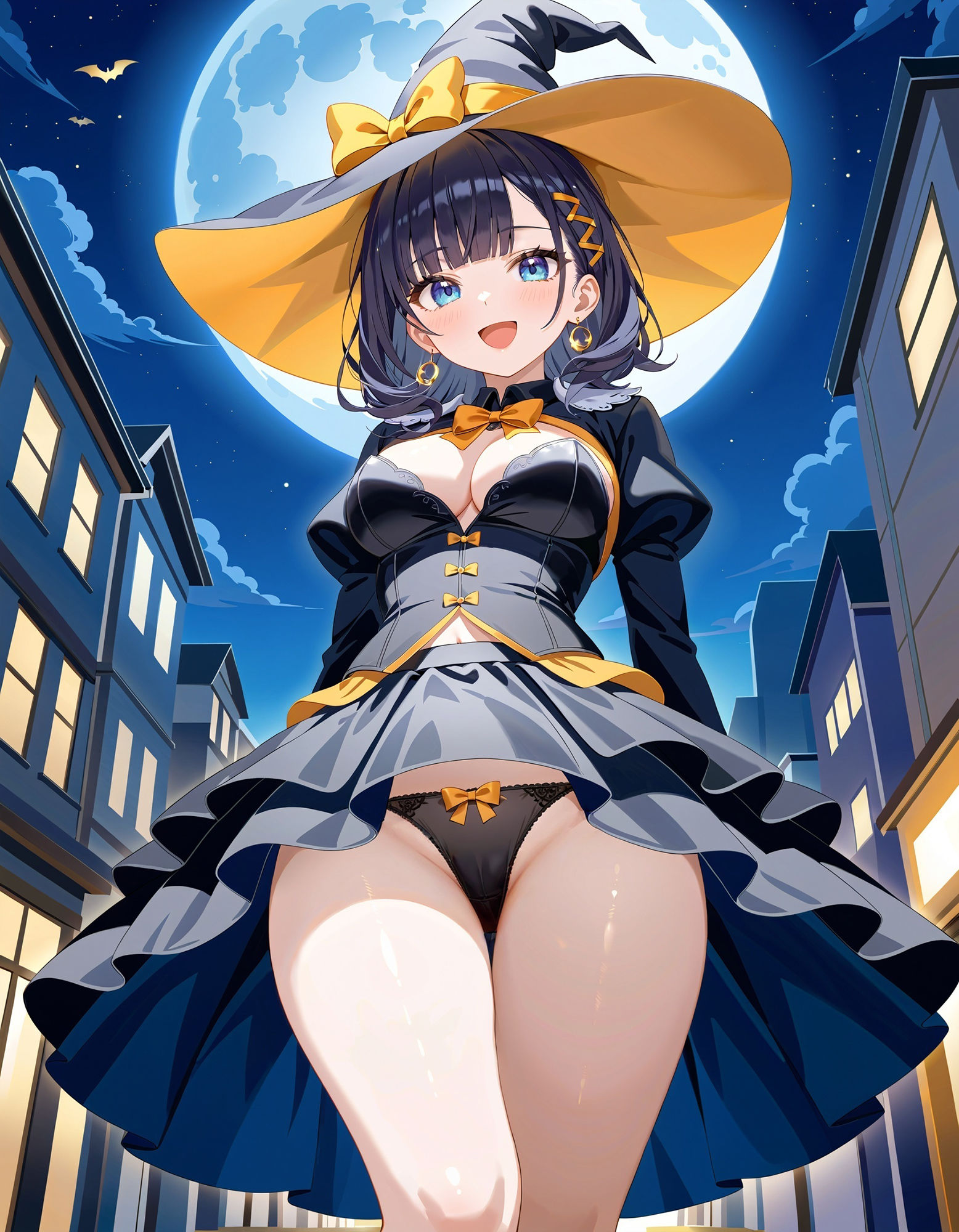 サンプル画像3:ハロウィンコスプレでローアングルパンチラ(D.P.H.) [d_456549]