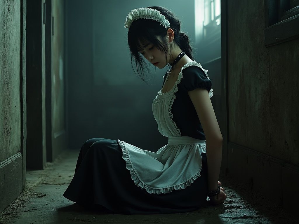 サンプル画像1:敗戦国のメイド(もう限界) [d_456682]