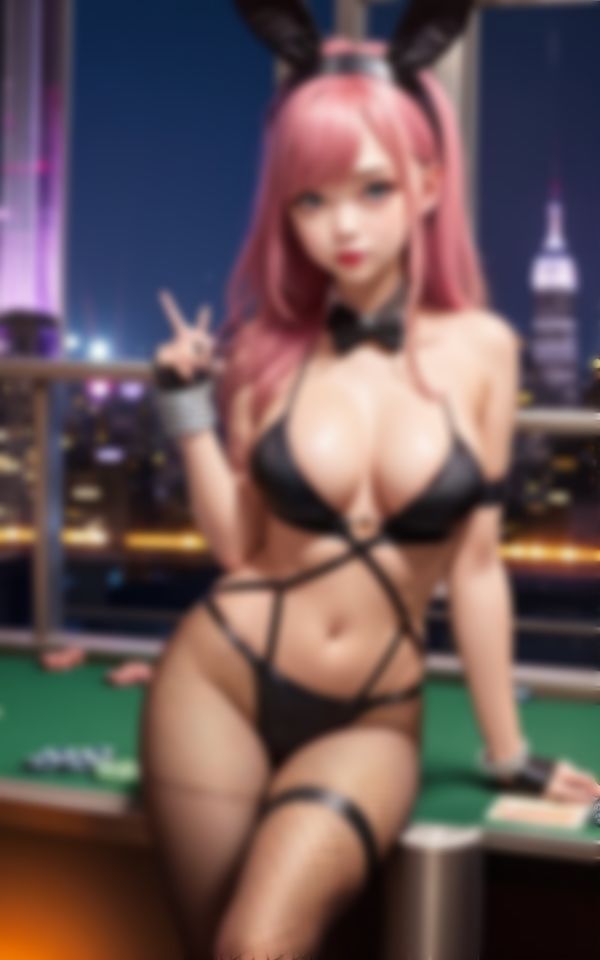 サンプル画像4:18禁裏カジノで働く巨乳淫乱バニーちゃん記録集93枚(魅せるえいあいLABO) [d_456852]