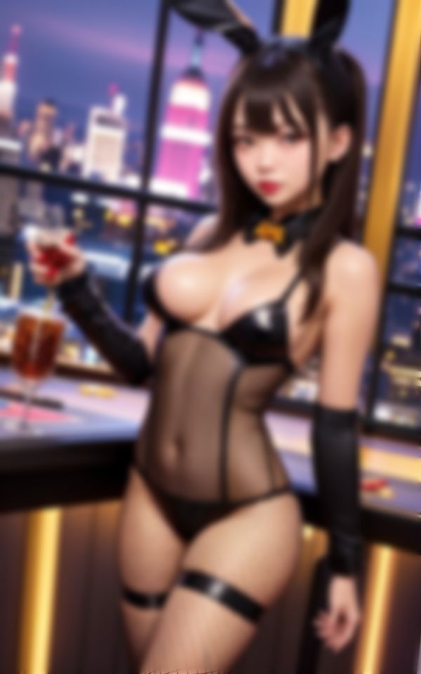 サンプル画像5:18禁裏カジノで働く巨乳淫乱バニーちゃん記録集93枚(魅せるえいあいLABO) [d_456852]