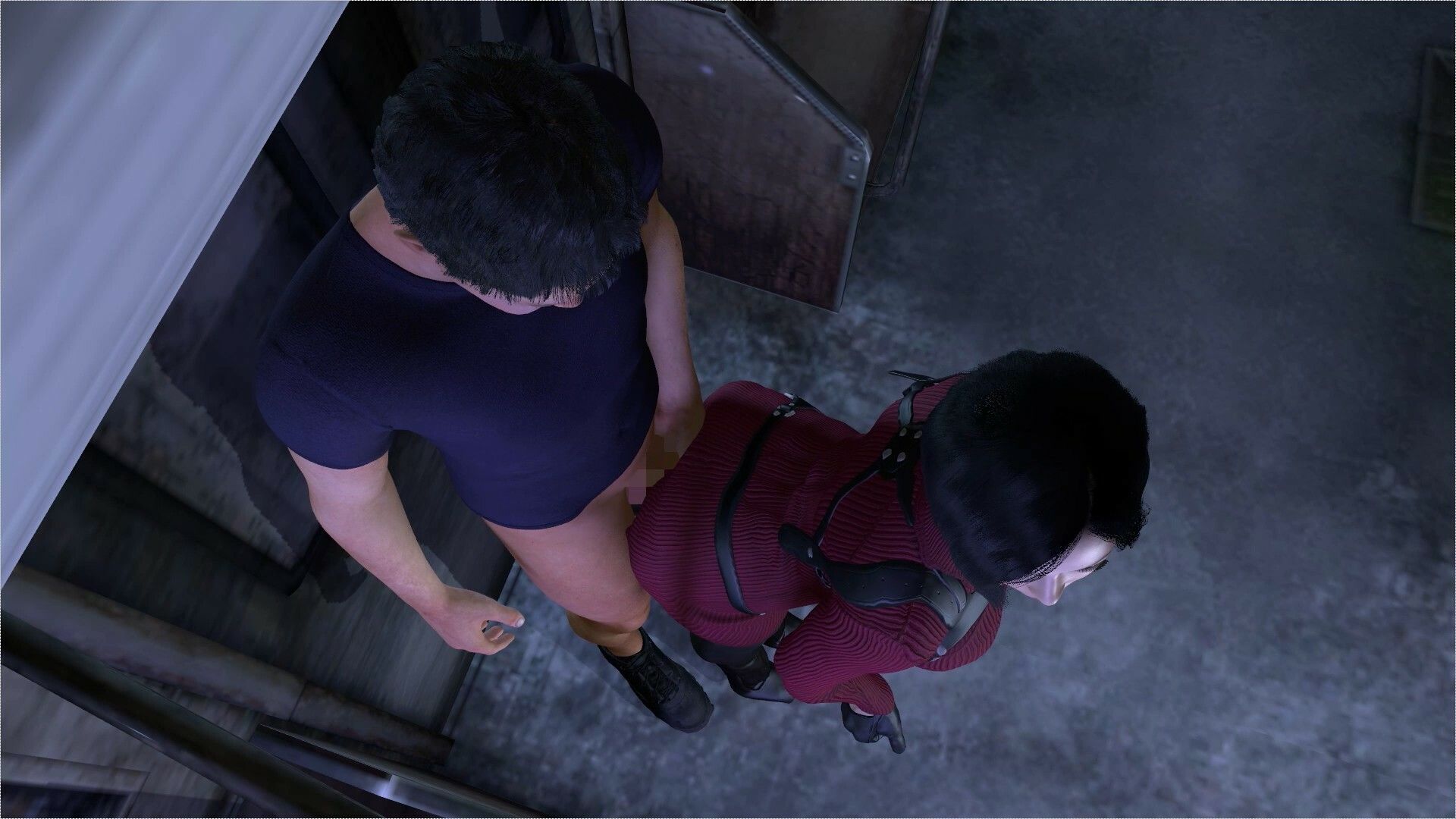 サンプル画像1:【ROMV203】【22分以上】エイダとクラウドの電車痴●セックス「バイオハザード」(ローズ志向) [d_456929]