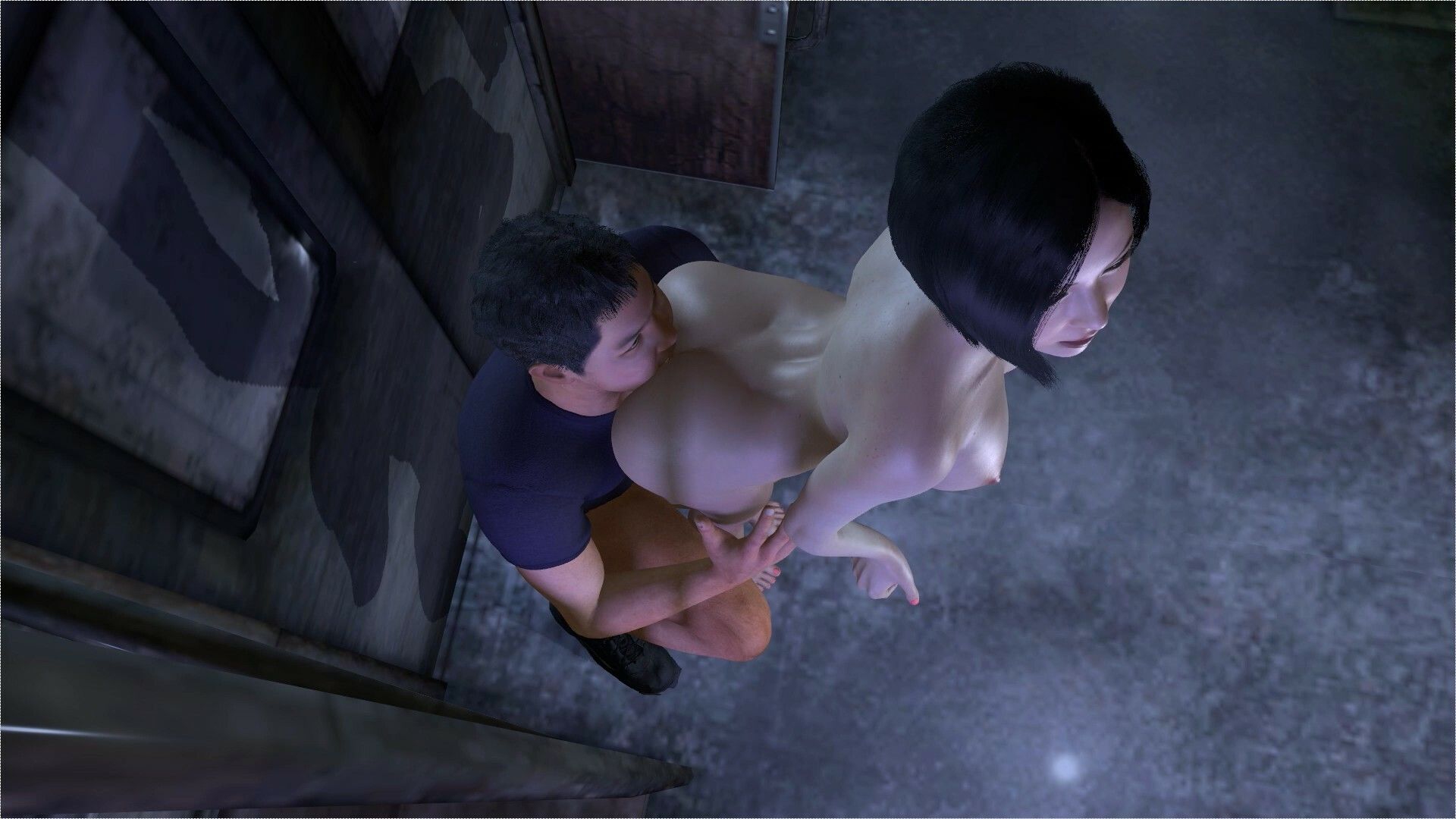 サンプル画像2:【ROMV203】【22分以上】エイダとクラウドの電車痴●セックス「バイオハザード」(ローズ志向) [d_456929]