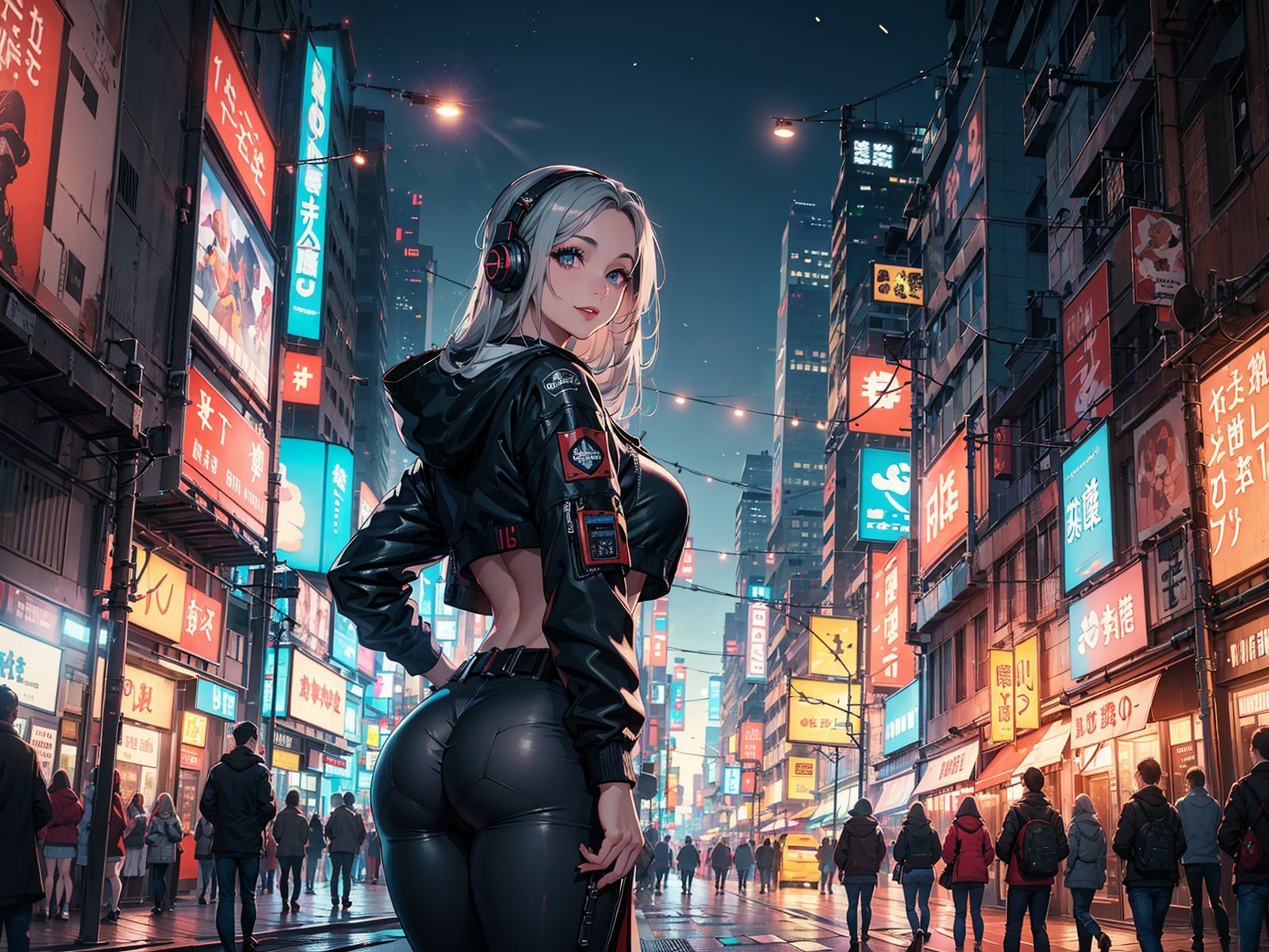 サンプル画像3:cyberpunk girl 03(tyobirin) [d_457051]
