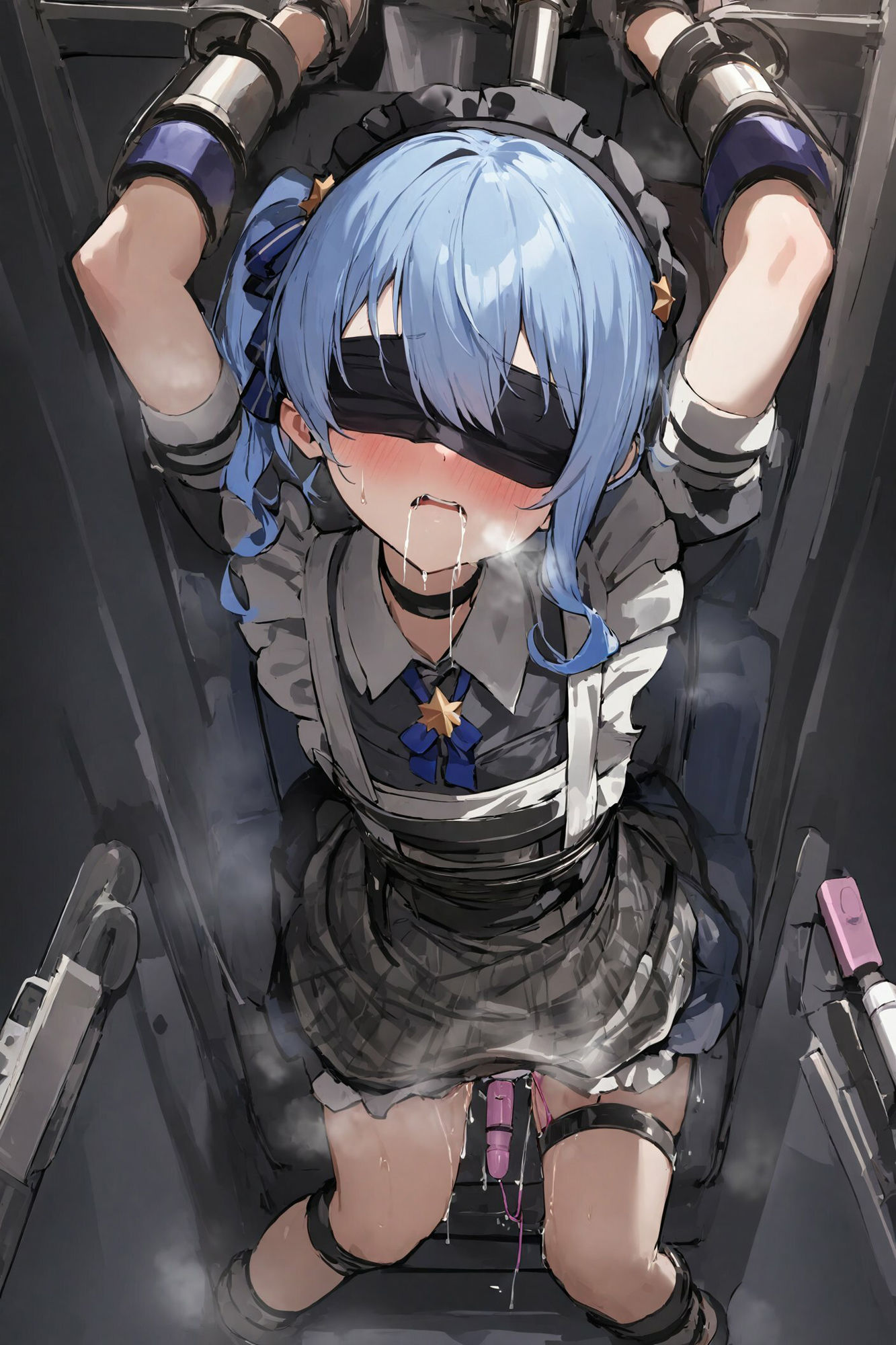 サンプル画像4:完全固定強●絶頂責め〜星街すいせい編〜(えるごらぼ) [d_457055]