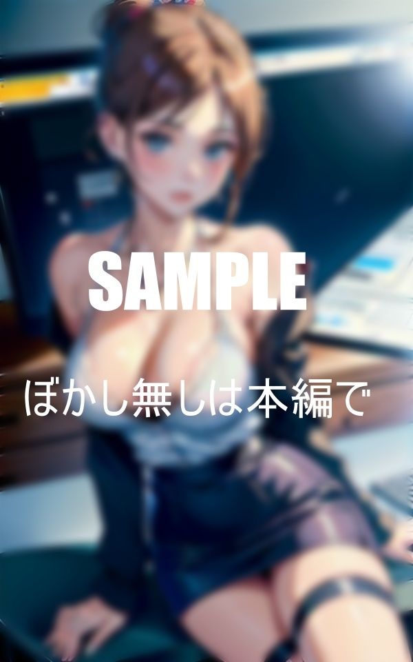サンプル画像4:セクシーランジェリーオフィスレディーたち(AI美女LABO.14) [d_457115]