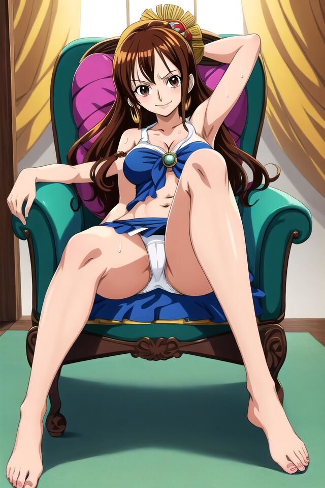 サンプル画像5:『ワンピ〇ス』の美しき航海士、ナ◎ちゃん(アイドル・マイスター) [d_457146]