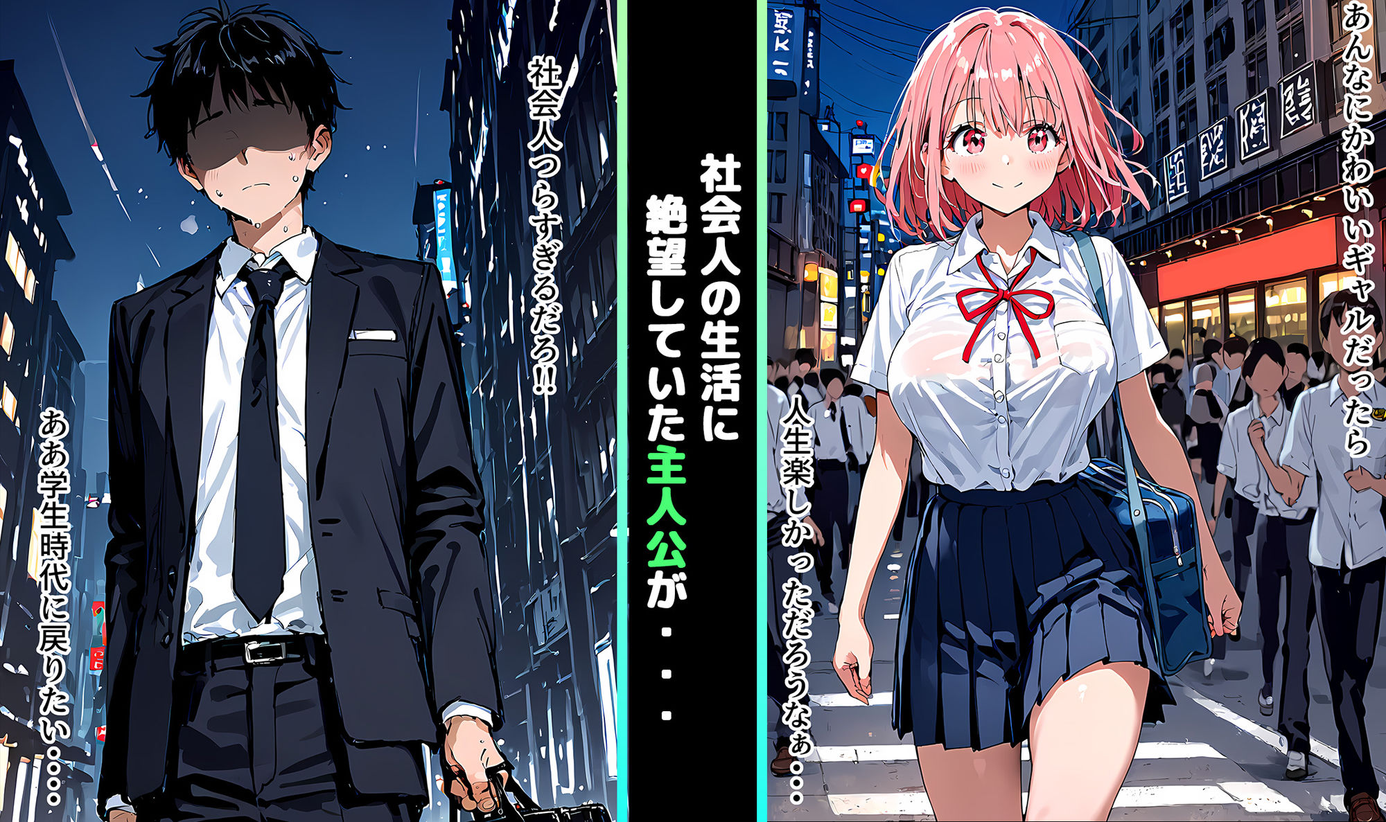 サンプル画像1:朝起きたら巨乳ギャルになってた！！〜チャラ男と全力メスイキセックス(晴天艦) [d_457438]