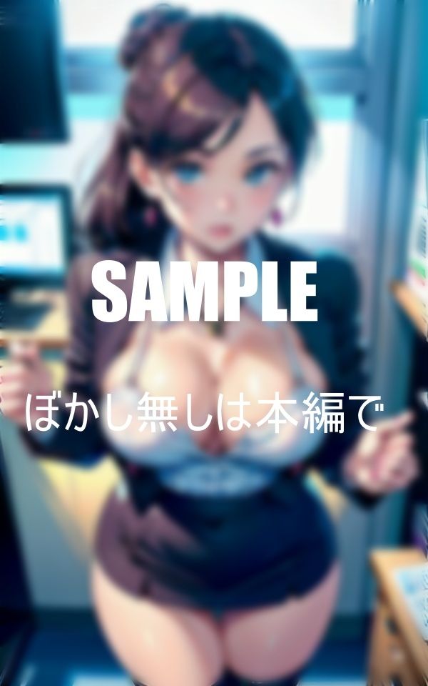 サンプル画像2:セクシーランジェリーオフィスレディーたち3(AI美女LABO.14) [d_457657]