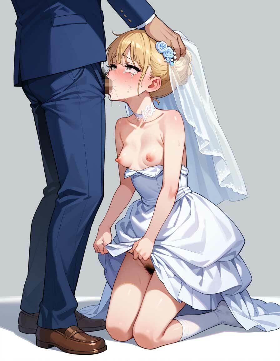 サンプル画像3:新婚花嫁汚れたドレス(ふぇっちずむ) [d_457729]