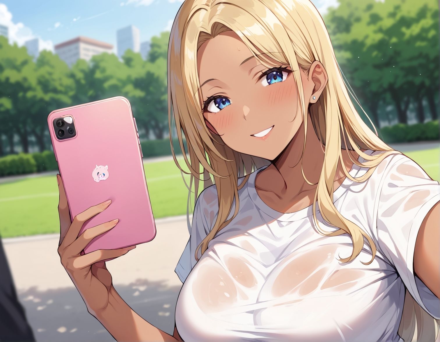 サンプル画像1:爆乳黒ギャルお姉さんとHな生活(AuroraStudio) [d_457871]