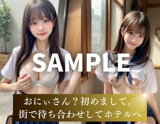 援交する女子校生たちのサンプル画像 6