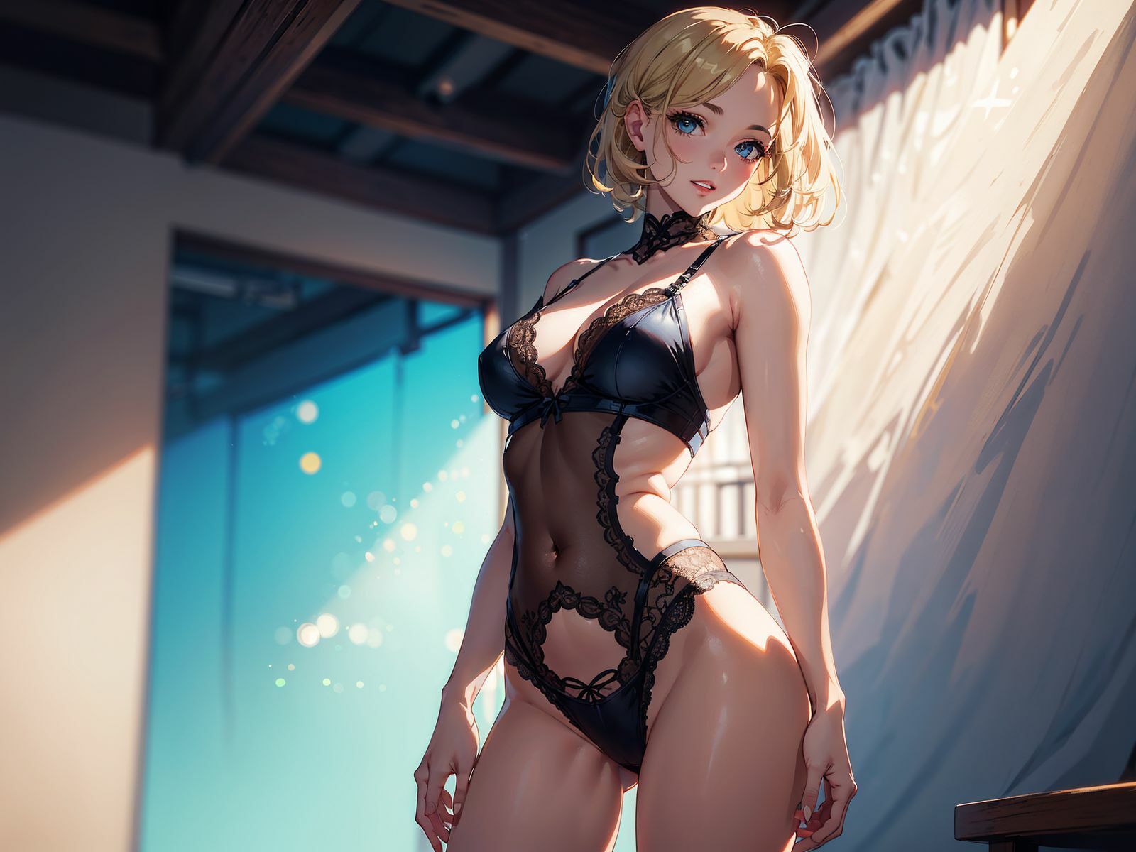 サンプル画像2:お姉さんの開放的な日常 02 The open-minded daily life of an older woman 02(ネコのヒゲ) [d_457886]