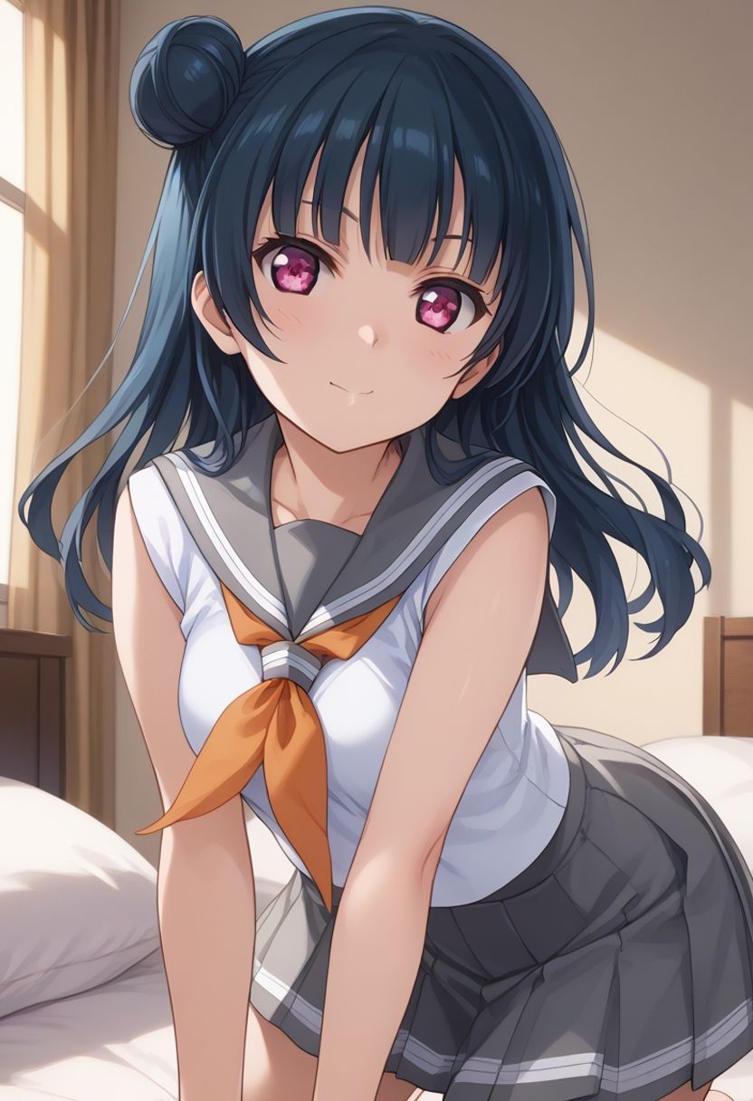 サンプル画像1:ラブラ○ブ！サンシャイン！！ 津○善子 エロCG集(aiどる) [d_457903]