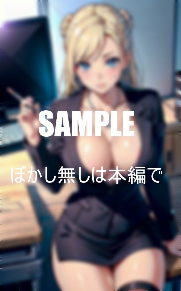 サンプル画像1:セクシーランジェリーオフィスレディーたち4(AI美女LABO.14) [d_458074]