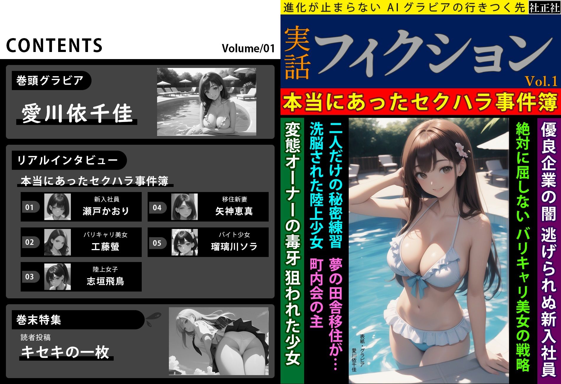 サンプル画像1:実話フィクション Vol.01(社正社) [d_458079]