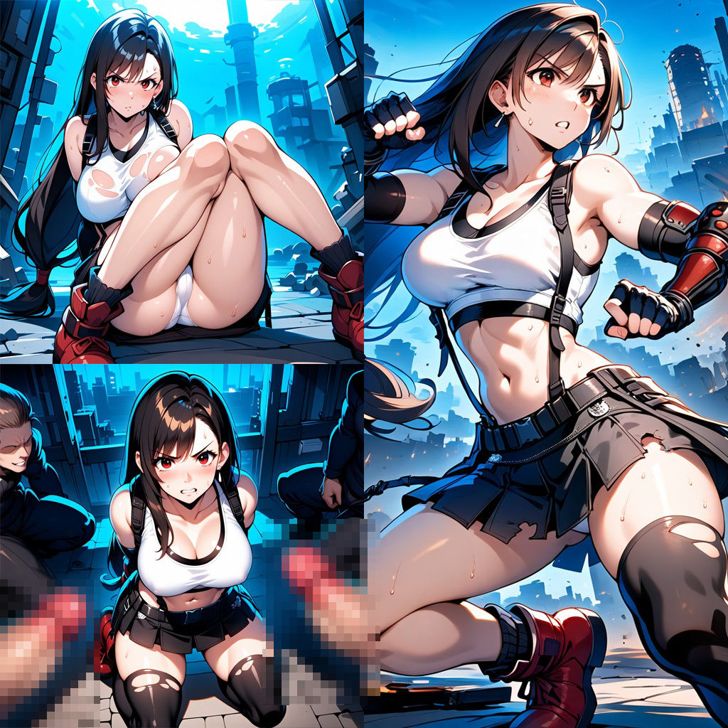 サンプル画像1:【敗北】捕らわれたヒロインのピンチに仲間の助けが間に合うとは限らない【レ〇プ】(ポチンキ) [d_458255]