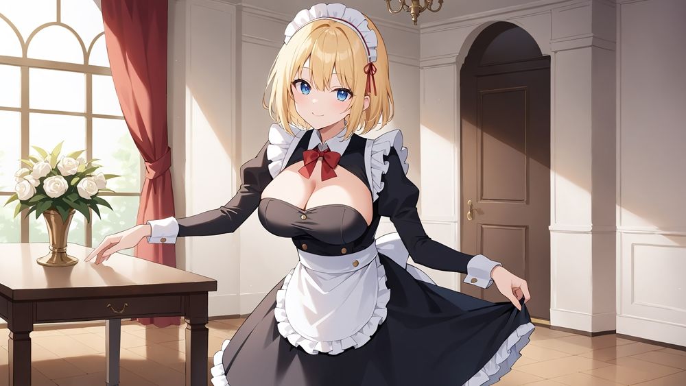 サンプル画像3:メイドのおしごと(御一堂) [d_458401]