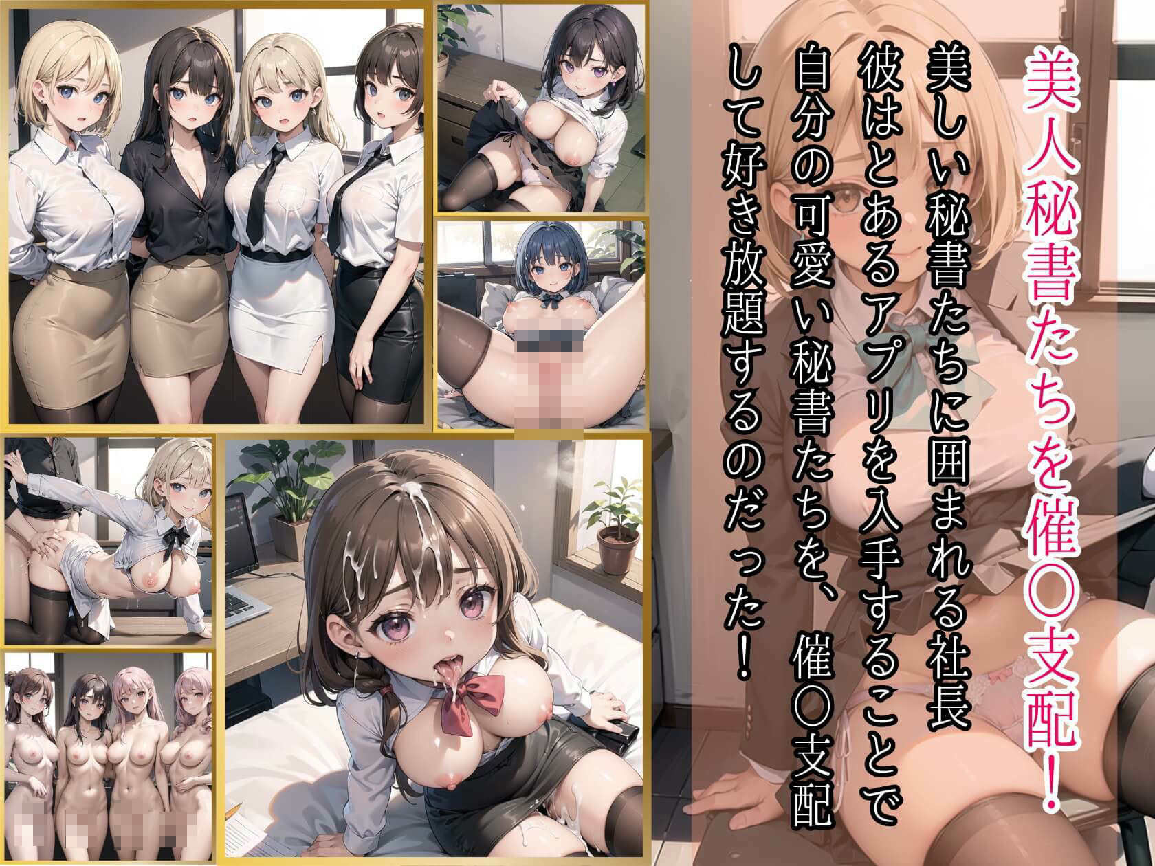 サンプル画像1:全部中に出して…？美人秘書課を催○支配！6【美麗CG200枚収録】(アメジストの涙) [d_458442]