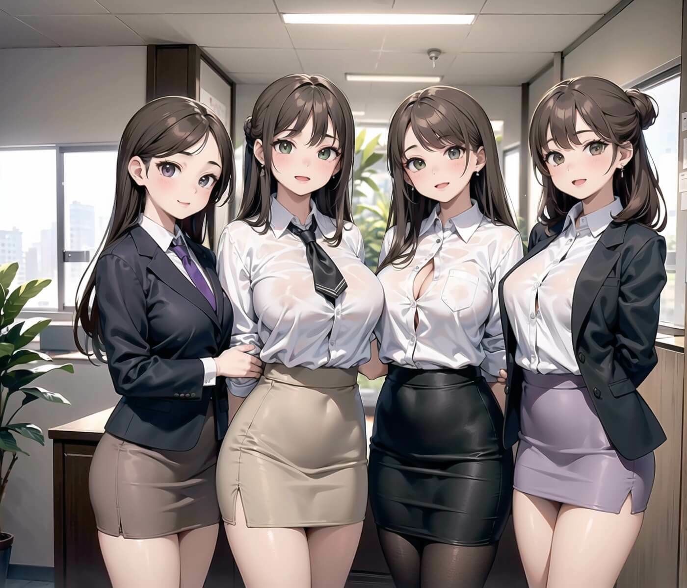 サンプル画像2:全部中に出して…？美人秘書課を催○支配！6【美麗CG200枚収録】(アメジストの涙) [d_458442]