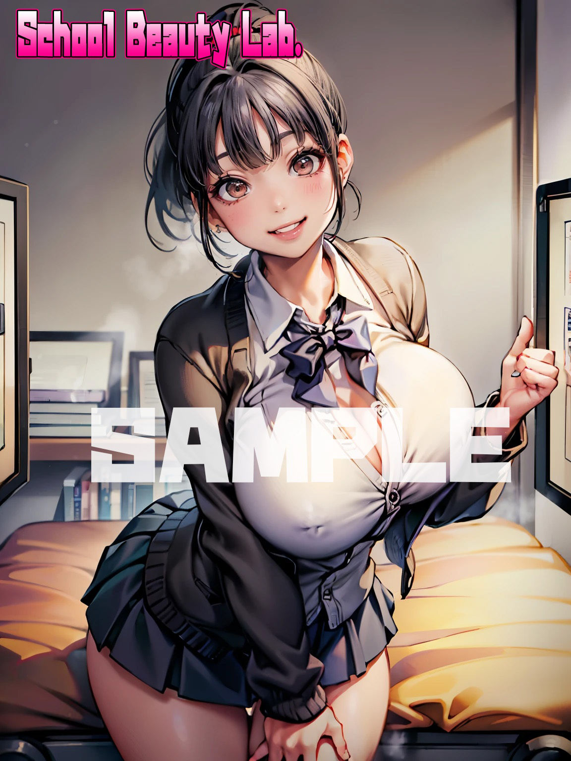 サンプル画像1:誘惑してくるクラスメイト4(School Beauty Lab.) [d_458494]