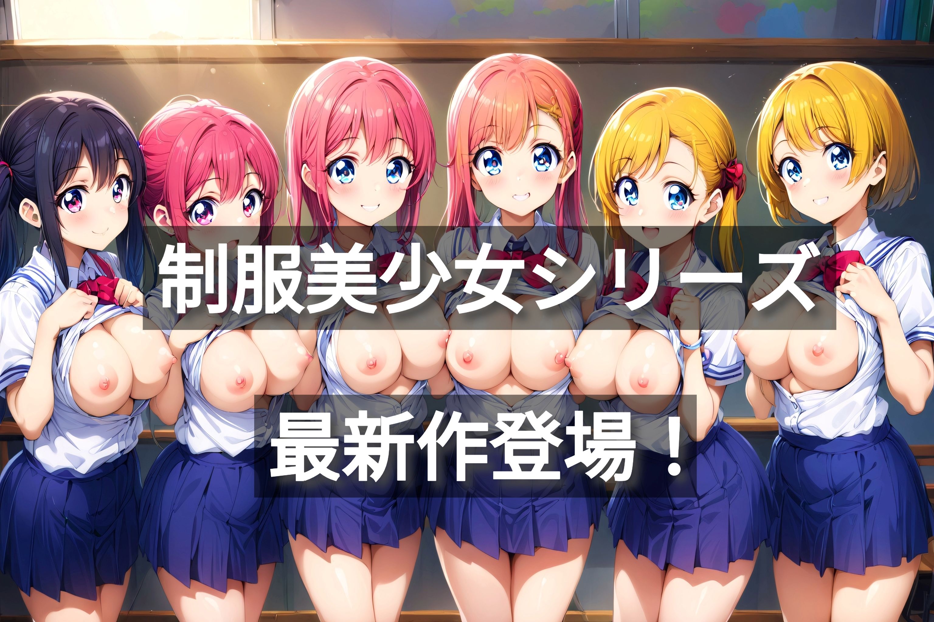 サンプル画像1:New制服美少女 子作り実習！？Part3(Pretty Sushi Girls) [d_458505]