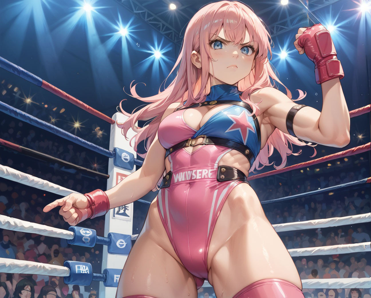 サンプル画像1:女子プロバトルAI画像集 絶頂デスマッチ編(エロ同人書庫) [d_458509]