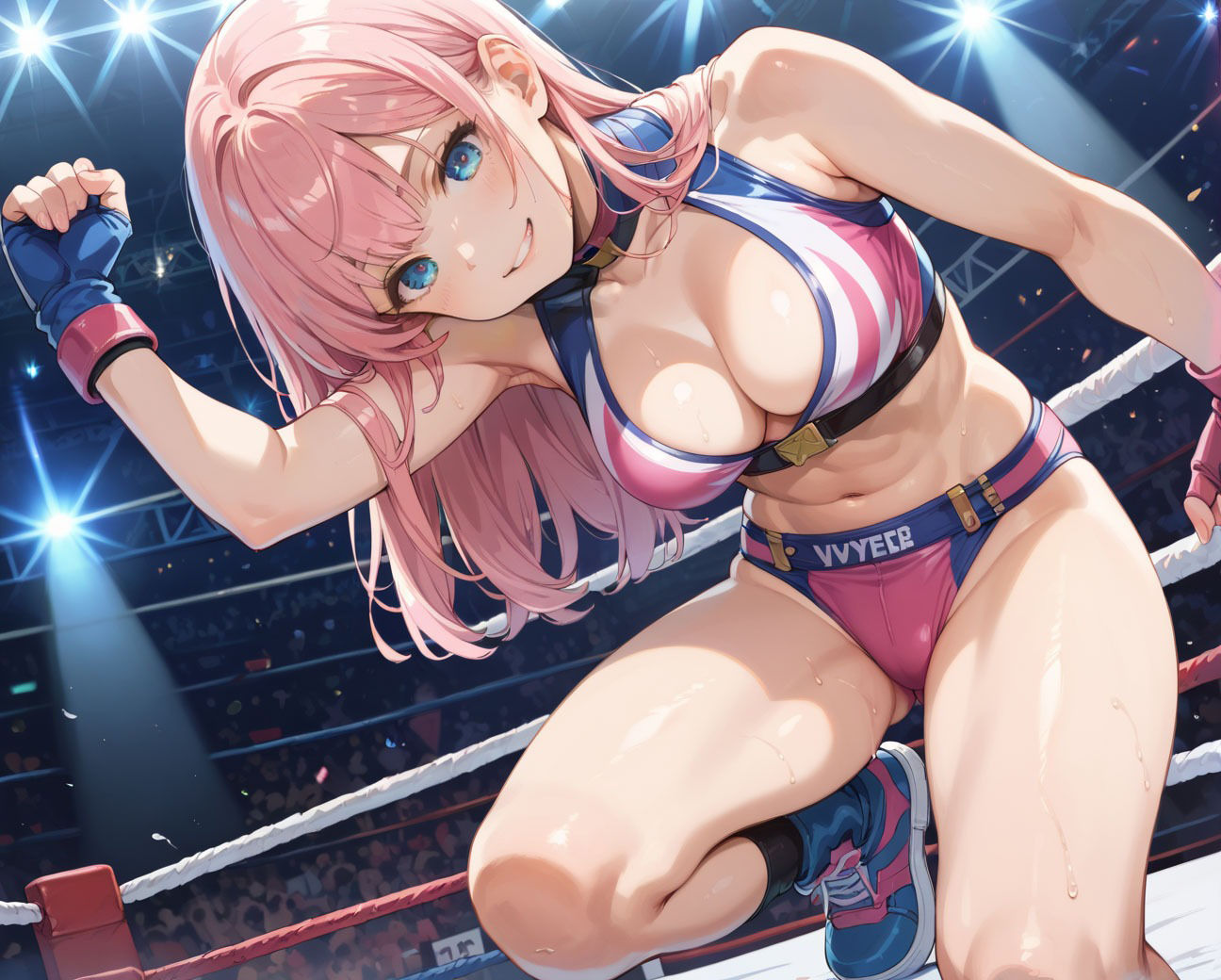 サンプル画像4:女子プロバトルAI画像集 絶頂デスマッチ編(エロ同人書庫) [d_458509]