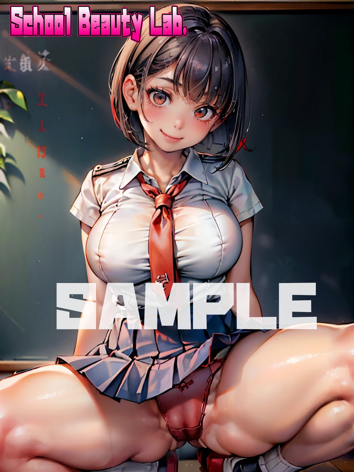 サンプル画像3:巨乳美女【妄想美女アルバム】(School Beauty Lab.) [d_458519]