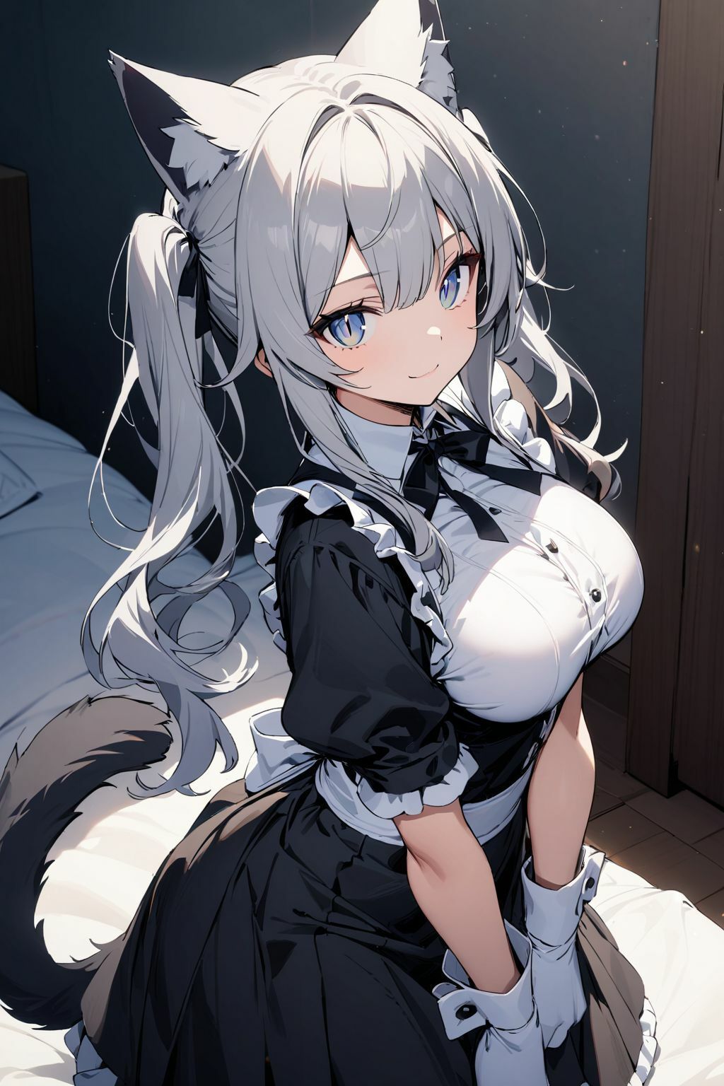 サンプル画像1:主人に生意気な猫耳メイドを緊縛調教SEXで躾けおなした件2(chappy) [d_458591]