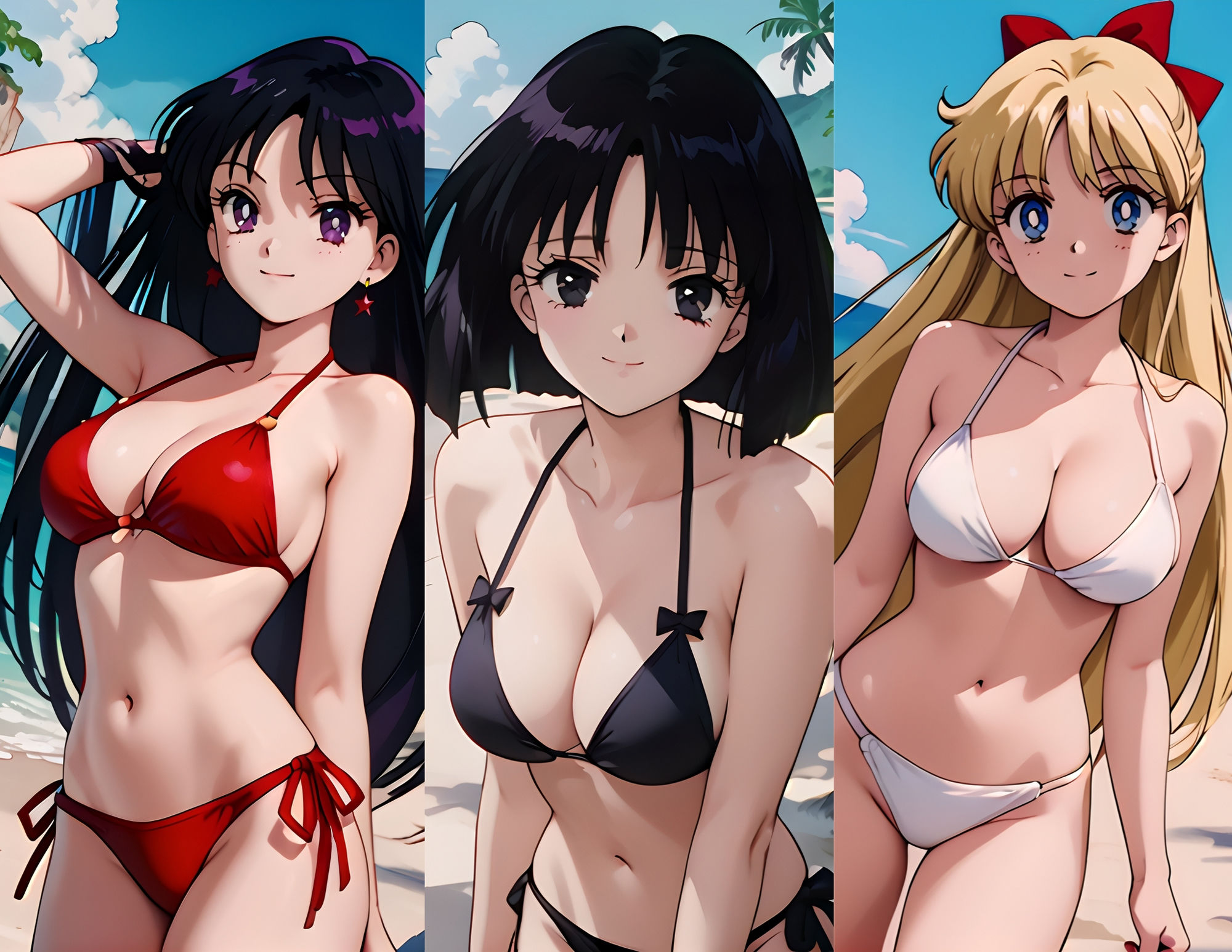 サンプル画像1:セーラー戦士 おじさんのデカ〇ンに逆らえずその場で青姦 ほたる・レイ・美奈子(東京ガール) [d_458634]