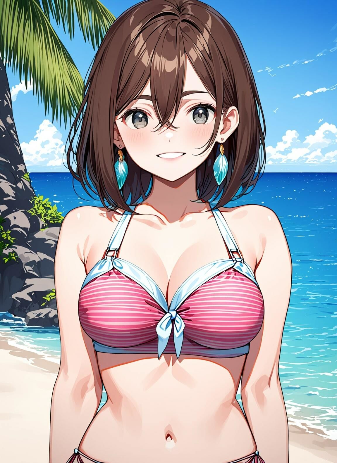 サンプル画像1:「ダンダダン」綾瀬桃水着写真集（全17種類438枚）(人の海) [d_458739]