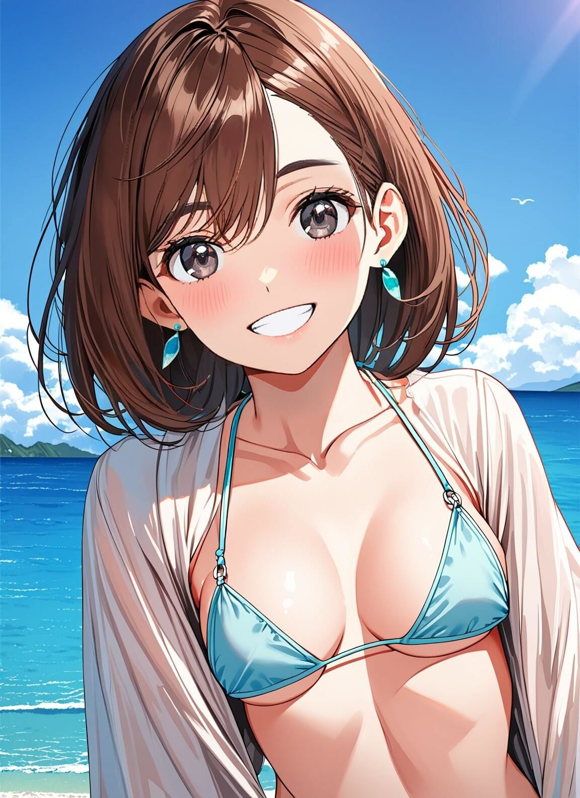 サンプル画像6:「ダンダダン」綾瀬桃水着写真集（全17種類438枚）(人の海) [d_458739]