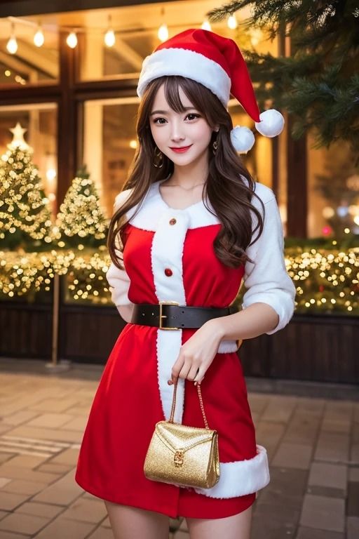 サンプル画像1:サンタコスプレ美女＃2(aigirlphoto) [d_458765]