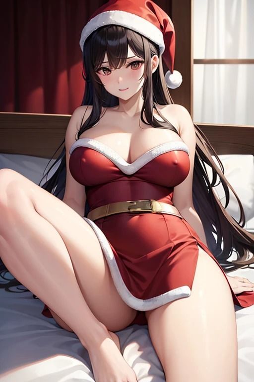 サンプル画像1:可愛すぎる！サンタクロース＃2(AIGirlPhoto-3) [d_458769]