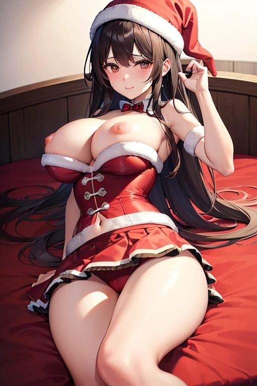 サンプル画像2:可愛すぎる！サンタクロース＃2(AIGirlPhoto-3) [d_458769]