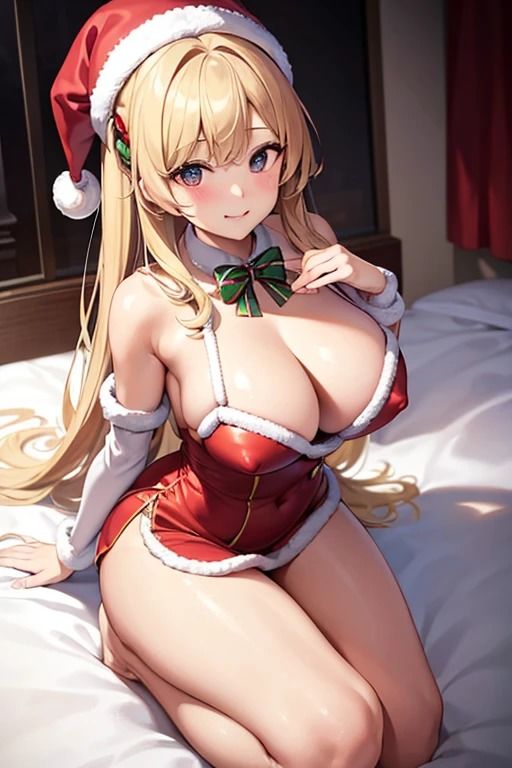 サンプル画像2:可愛すぎる！サンタさん＃2(AIGirlPhoto-2) [d_458772]