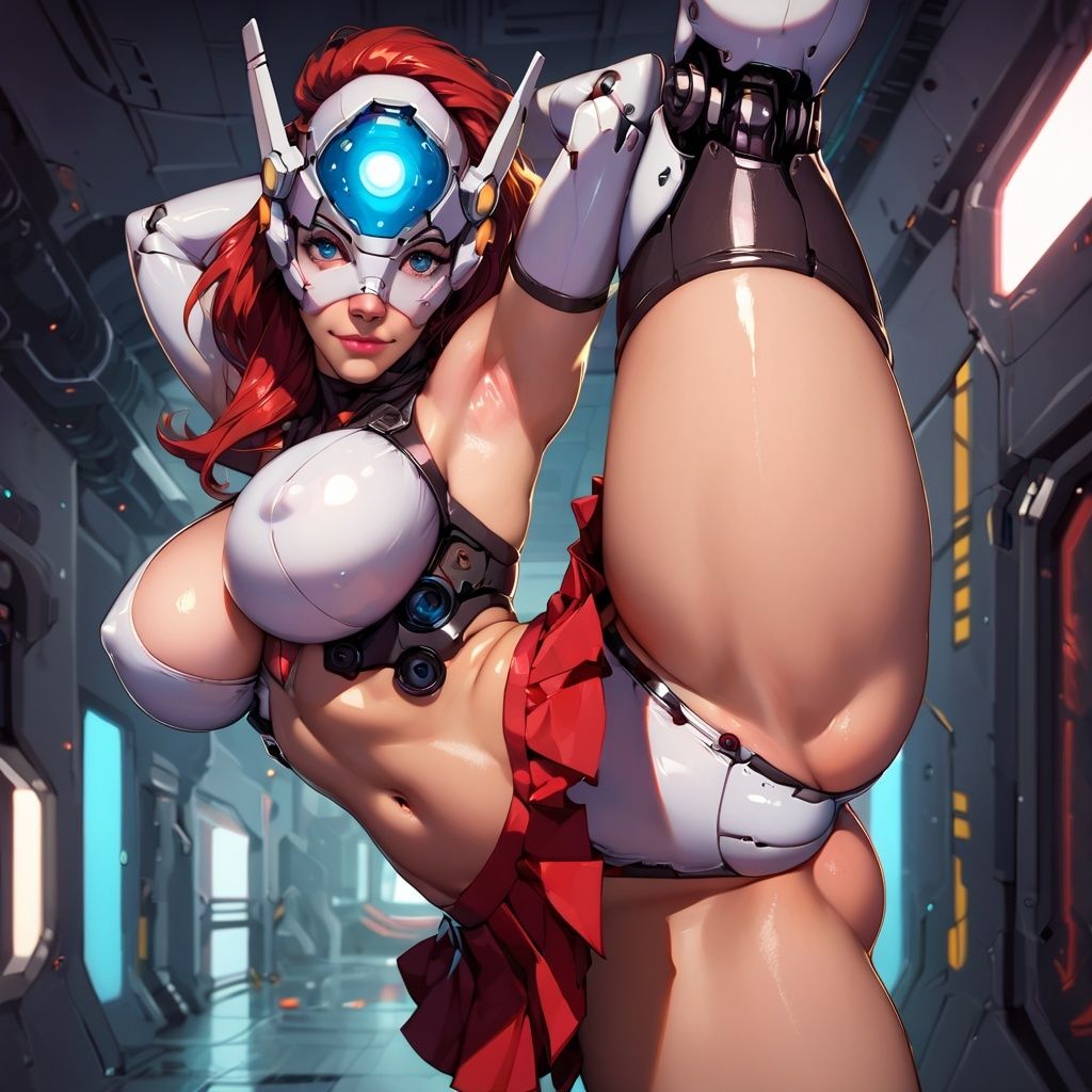 サンプル画像4:CyberGirls -StandingSplit-(Mabo64) [d_458779]