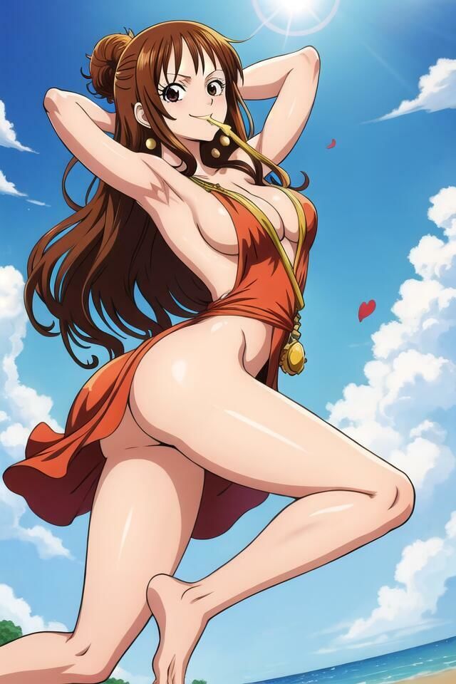 サンプル画像3:ちょっとエッチな『ワンピ〇ス』の美しき航海士、ナ◎ちゃん(アイドル・マイスター) [d_458825]