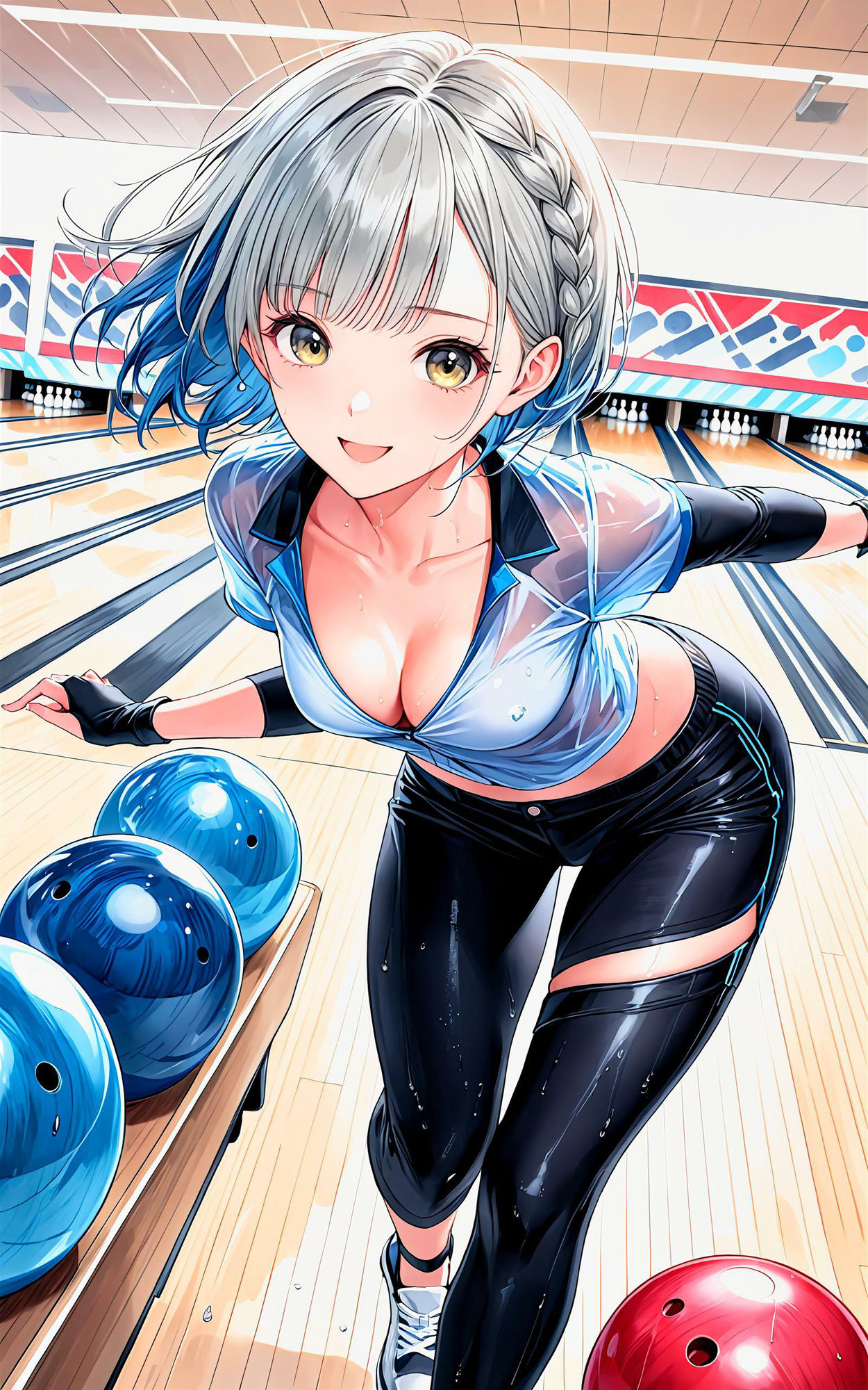 サンプル画像2:エチエチボウリング部 秘密のレーンでコソ練！エチエチストライク！ vol.2(BETA) [d_458882]