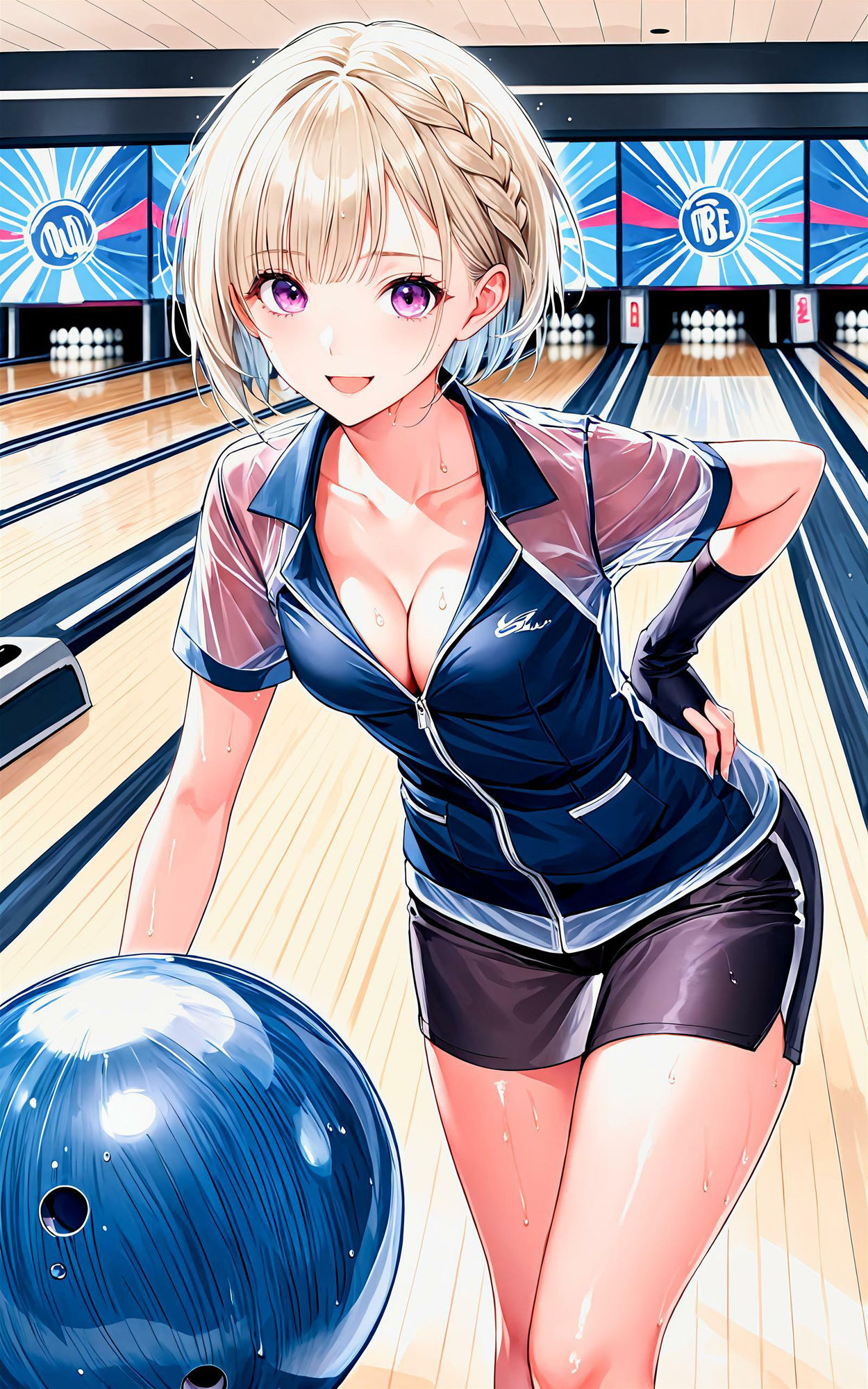 サンプル画像4:エチエチボウリング部 秘密のレーンでコソ練！エチエチストライク！ vol.2(BETA) [d_458882]